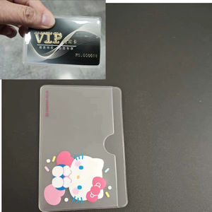 Fundas Protectoras de PVC Suave Impermeables para Tarjetas, Fundas Protectoras Esmeriladas para Tarjetas de Seguro Médico, Tarjetas de Crédito <span class=keywords><strong>y</strong></span> Tarjetas de Visita - Product Image 6