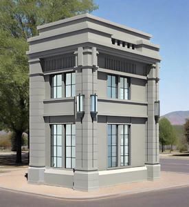 Kiosco de <span class=keywords><strong>casa</strong></span> prefabricada modular de estilo europeo personalizado, diseño versátil, para Parque, oficina, inodoro, cabina protectora de estructura de acero duradera - Product Image 4
