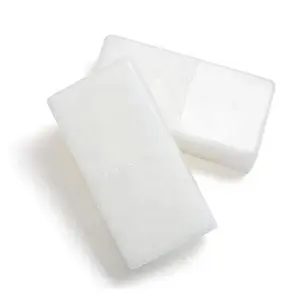 ホワイトブロックソリッドキャンドルオリジンオイルフォーム完全に精製されたパラフィンワックス