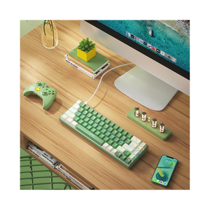 Bàn phím cơ học chơi game có dây, giá cả cạnh tranh, hỗ trợ thay nóng, 65%, keycap tùy chỉnh, switch Brown dành cho laptop và máy tính để bàn - Product Image 1