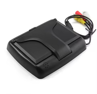 Promoción caliente 4,3 pulgadas 2 Din plegable OLED LCD TFT Monitor de coche Mini TV con ayuda inversa para tablero de escritorio o uso portátil