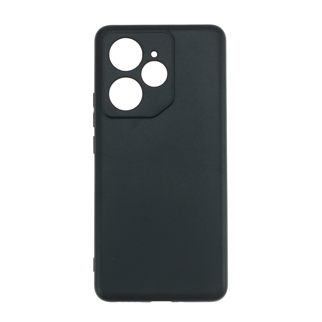 Manufacturer Wholesale Matte TPU Cases Soft Frosted Back Cover Silicone Mobile Phone Case for OPPO Realme Neo7 5G Black