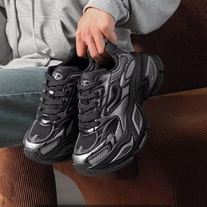 Chaussures de sport décontractées personnalisées pour hommes, respirantes, en maille fine, polyvalentes pour le printemps et l'été - Product Image 2