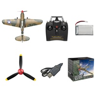 Avion électrique VOLANTEXRC 76113R, planeur RC 4CH avec envergure de 400 mm, RTF P40, jouet d'avion radiocommandé pour débutants