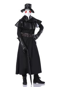 BAIGE-Disfraz del Doctor Schnabel, Cosplay de Halloween, disfraz Vintage Medieval de plaga, utillaje Punk para fiesta, máscara de <span class=keywords><strong>cuervos</strong></span>, regalo de Carnaval - Product Image 6