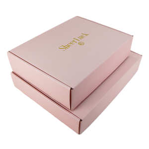 カスタムプリント段ボール段ボール包装箱ピンク化粧品セット化粧品ジュエリースキンケア出荷メーラーボックスロゴ付き - Product Image 5