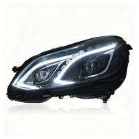 Kit de Rétrofit Phare à Double Lentille avec Feux de Jour LED et Clignotants Dynamiques 12V 6000K, Adaptation Luxe pour W212 E200/E260/E300 2010-2015