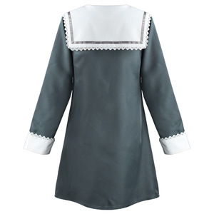 Conjunto de disfraz de Neru Aonuma para mujer, juego de rol de anime, poliéster, manga larga, con diadema, lazo y calcetines - Product Image 3