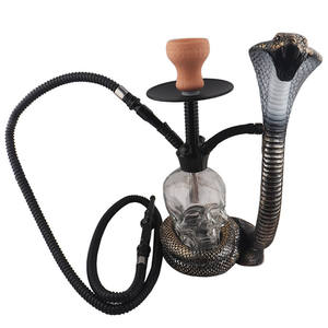 绿河批发眼镜蛇水烟产品带发光二极管 - Product Image 2