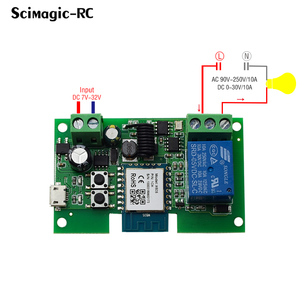 Tuya-interruptor Wifi inalámbrico para domótica, módulo de relé de automatización de hogar inteligente, funciona <span class=keywords><strong>con</strong></span> <span class=keywords><strong>Alexa</strong></span> - Product Image 4