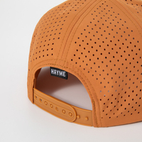 Casquette Snapback de haute qualité à 7 panneaux, à visière plate, bicolore, avec découpe laser et broderie 3D