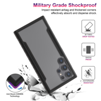 Accessoires de téléphone portable étui antichoc pour Samsung Galaxy S24 Ultra Plus étui en TPU cristal transparent pour Samsung