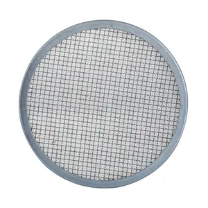 304 Stainless steel weave sintered porous filter circular filter disc edged plain weave wire mesh filter element