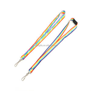 Cordón impreso personalizado con logotipo de tu marca, correas <span class=keywords><strong>para</strong></span> el cuello de arcoíris, regalos de crucero, cordones promocionales de poliéster, fábrica de aprobación de <span class=keywords><strong>Disney</strong></span> - Product Image 6