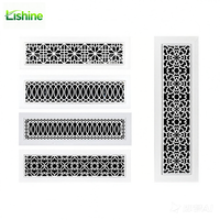 Rejilla de Ventilación de Aluminio Decorativa Tallada para HVAC, Salida Personalizada, Directo de Fábrica, OEM