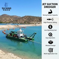 Kapal Keruk Hisap JSD650Jet dengan Daya Hisap Kuat, Mesin Diesel Stabil, Pemasangan Mudah, Produsen Kapal Keruk Ekstraksi Pasir