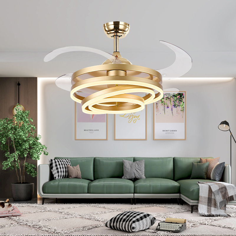 Nordic Bedroom Decor New Design Led Ceiling Fan Light Lamp Restaurant Dining Room Ceiling Fans With Lights Remote Control