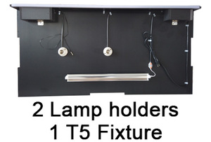 48*24*18inch Reptile PVC Cage <strong>Terrarium</strong> with T5 HO Fixture, 120*60*45cm Reptile Vivarium Cage for Lizard <strong>Python</strong> Bearded Dragon - Product Image 4