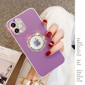 Étui de téléphone en cuir synthétique à <span class=keywords><strong>rabat</strong></span> magnétique, étui anti-chute avec caméra en verre et diamant pour <span class=keywords><strong>iphone</strong></span> 11 - Product Image 6