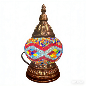 Kit de fabrication de lampe en mosaïque de <span class=keywords><strong>Marrakech</strong></span>, kit de lampe marocaine, kit de fabrication de lampe en mosaïque turque - Product Image 5