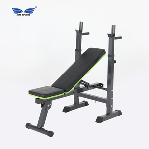 Banco de Pesas Multifuncional Ajustable y Plegable de Metal con Soporte - Equipo de Gimnasio y <span class=keywords><strong>Fitness</strong></span> - Product Image 4