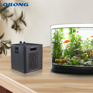 Qilong 1/3hp Refroidisseur d'eau pour <span class=keywords><strong>aquarium</strong></span> de bain 300-500L Fish Tank Réfrigérateur Climatiseur Pompe pour <span class=keywords><strong>aquarium</strong></span> de poissons Refroidi à l'eau - Product Image 2