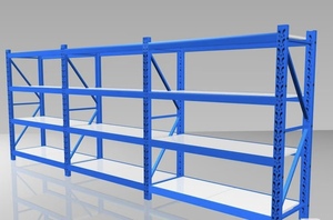 Étagère de rangement en acier robuste YICHAO YC-021 à 5 niveaux, revêtement en zinc, capacité de charge de 150 kg, protection contre la corrosion, empilable - Product Image 4