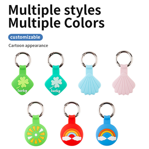 Étuis en silicone souple personnalisés, étuis anti-perte, étuis de localisation <span class=keywords><strong>GPS</strong></span> pour animaux de compagnie, porte-clés, housses pour Apple Airtags - Product Image 3