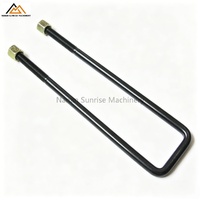 Prix usine OEM/ODM Boulon en U en acier au carbone pour suspension à ressorts à lames, fixations d'essieu de camion et de remorque M18X1.5X83X350