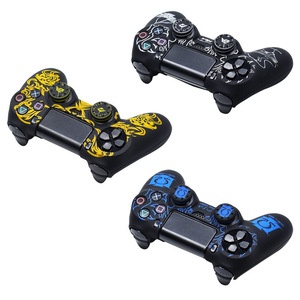 <b>Ps4</b> <b>Controller</b> Silicone Case Laser Engraved Protective Cover With Cap For <b>Ps4</b> Gamepad - Product Image 4