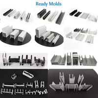 Perfiles de Aluminio Serie Lnea 6000 para Puertas y Ventanas, Soldadura y Procesamiento CNC, Colores Personalizados