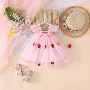 white christmas dresses Sweetheart of the Summer: Vintage Fruit Print Dress for Spring & Easte –  Canary Houze main image 0