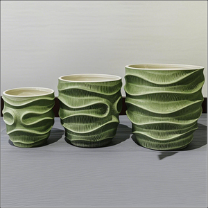 Maceta Curva Elegante, Florero Artístico, Maceta para Plantas de Agua, para Decoración de Interiores de Sala de Estar, Oficina y Hogar - Product Image 3