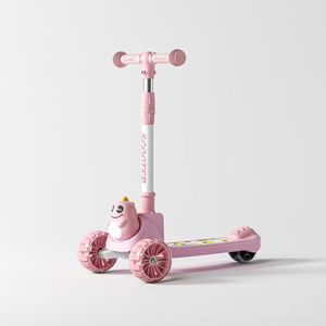 Children Scooter 3 In 1 Folding With Lights Height Adjustable For 3 6 Years Old Kids - Product Image 5