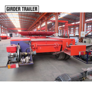 Semirremolque de 120 Toneladas con Plataforma Trasera, Transportador de Puentes AGV, Acero al Carbono, Transporte de Vigas de Hormigón Prefabricado, Construcción - Product Image 4