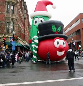 Nuevos cuentos de verduras inflables de 30 pies (Larry y Bob) Globo flotante globos de desfile de aire frío para Acción de Gracias - Product Image 2