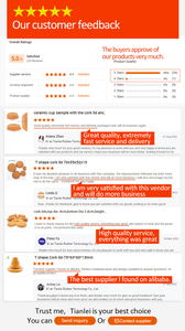 Tianlei Nguồn Nhà Máy Bán Buôn Tùy Chỉnh Kích Thước <span class=keywords><strong>3</strong></span> 4 Inch Nút Chai Nắp Cho Chai Rượu Vang Tự Nhiên Nút Chai Nắp Các Nhà Sản Xuất - Product Image 5