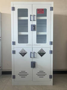 Gabinete de Almacenamiento de Ácidos Metálico de Diseño Moderno para Escuelas, Hospitales, Laboratorios de Física y Laboratorios - Product Image 3