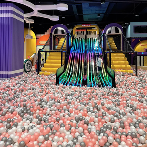 Juegos de Juego Interior Personalizados de Alta Calidad con Estructura de Acero y Paneles Interactivos para Escalar para Niños - Product Image 1