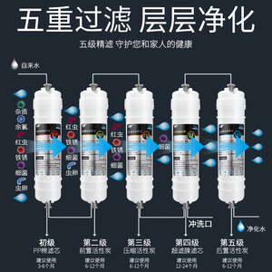 Purificador de agua por ultrafiltración de cinco etapas para encimera, filtro de agua potable directo para cocina y uso infantil - Product Image 5