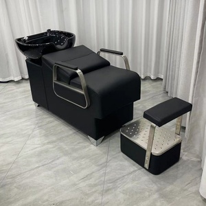 Chaise de lavage de cheveux Kelly, mobilier de salon, fauteuil de barbier, lit de shampooing inclinable - Product Image 2