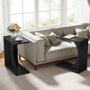 Bán Buôn Chất Lượng Cao Đồ Nội Thất Ngoài Trời Phòng Khách Cuối Bảng Patio Vườn Tất Cả Các Thời Tiết Tếch C Hình Bảng Bên - Product Image 2