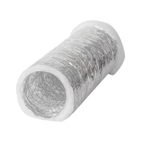 Conducto <span class=keywords><strong>de</strong></span> Aire Flexible <span class=keywords><strong>de</strong></span> <span class=keywords><strong>Aluminio</strong></span> Aislante Blanco en Oferta para Uso Doméstico R6 R8 HVAC Aislado y No Aislado - Product Image 2
