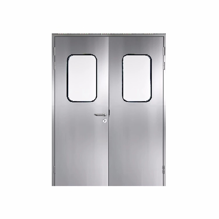 ICU Stainless Steel Hospital Door Aluminium Alloy Operation Theatre Door 1.0mm