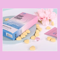 Comprimés personnalisés OEM Blue Hat Qianmei L-Carnitine Konjac à croquer pour adultes, améliore la densité osseuse, certifiés GMP HACCP, 24 unités