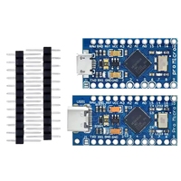 Pro Micro utilise le microcontrôleur Atmega32U4 avec son propre programme de mise à jour USB, carte de développement de microcontrôleur 5V/16M