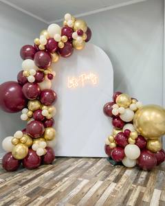 4*7 футов Рамка из алюминиевого сплава роскошный праздничный фон для дня рождения свадьбы baby shower - Product Image 3