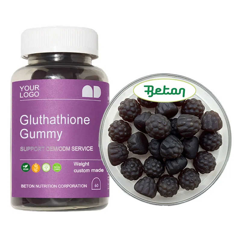 Beste Groothandel Natuur Gloed Remedie 13 In 1 L-Glutathion Verminderde Gluthathion 500Mg Gummies Ingrediënten Fabrikant