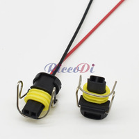 Connecteur femelle étanche à 2 broches de la série 1.5 pour injecteur de carburant de pelle 336D DJ7024YA-1.5-21