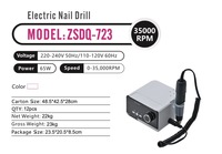 Fabricant de ponceuses à ongles personnalisées à faible MOQ, OEM ODM, marque privée, lime à ongles électrique portable, ensemble de forets pour salon